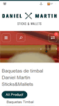 Mobile Screenshot of danielmartin-mallets.com