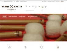 Tablet Screenshot of danielmartin-mallets.com